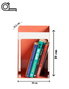 Hanah Home Sujetalibros de Metal Color Salmón - 18cm An x 19cm Al x 15.5cm Prof