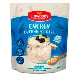 LINWOODS Energia Avena Overnight Original 300 Gr Vegan