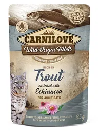 Carnilove Cat Pouch Trucha 24x85 gr Alimento Húmedo para Gatos Sabor Trucha