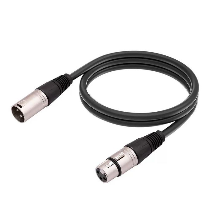 MicroConnect XLR M-H 3m 3-pin Negro MicroConnect XLR M-H 3m 3-pin Negro