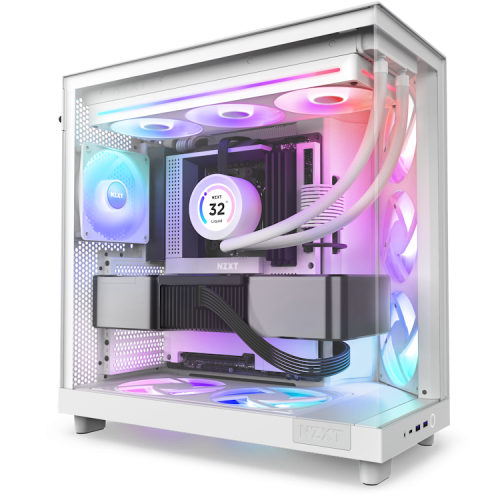 NZXT RF-U36HF-W1 Ventilador de Refrigeración para Ordenador de 36 cm, Blanco