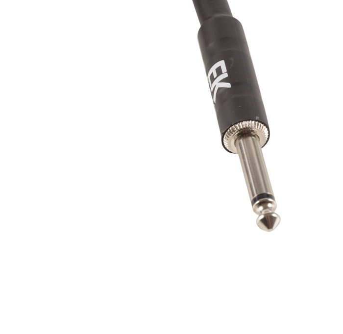 Cable Ek Audio para Guitarra Jack - Jack Recto- Acodado Tela Trenzada de 6 m