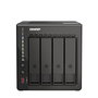 QNAP TS-453E-8G NAS Servidor de Almacenamiento 4-Bay, 8GB RAM, Procesador Intel Celeron J6412, 2 Puertos 2.5GbE, 2xHDMI, 4xUSB, Ranuras M.2