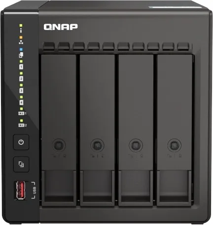 QNAP TS-453E-8G NAS de 4 bahías con Intel Celeron J6412 y 8 GB RAM