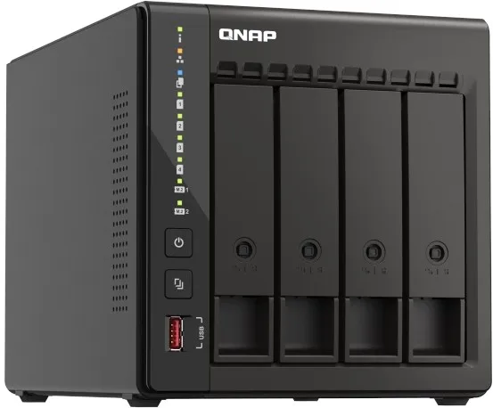 QNAP TS-453E-8G NAS de 4 bahías con Intel Celeron J6412 y 8 GB RAM