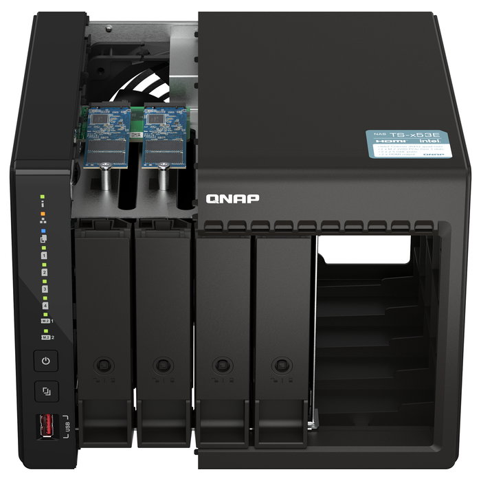 QNAP TS-453E Intel Celeron J6412 2.6GHz Quad-Core 8GB 4-Bay NAS