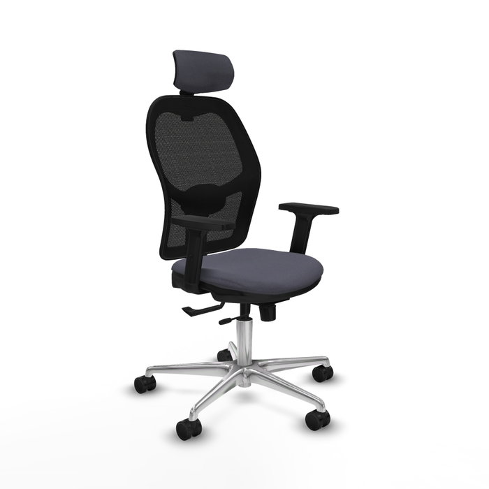 PIQUERAS Y CRESPO Silla de oficina Jorquera Gris oscuro y Negro PIQUERAS Y CRESPO Silla de oficina Jorquera Gris oscuro y Negro