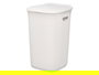 Stefanplast Pongotodo Domus Cubo de Basura 50 Litros, Blanco, Plástico PP, Dimensiones 36.5x56x37 cm (Set de 6)