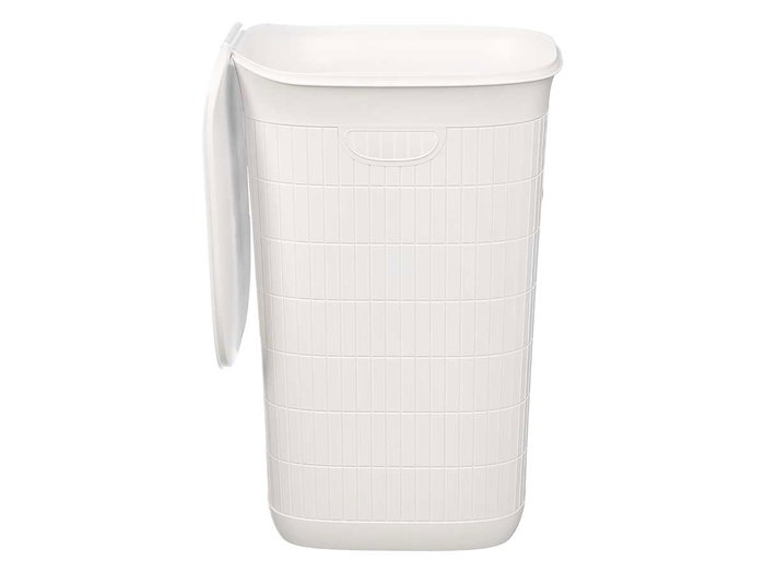 Stefanplast Pongotodo Domus Cubo de Basura 50 Litros, Blanco, Plástico PP, Dimensiones 36.5x56x37 cm (Set de 6)