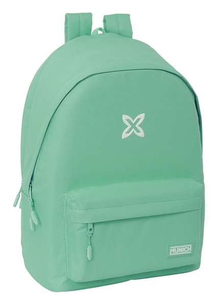 Safta Mochila Doble para Portátil 15,6"+USB Munich Turquesa 31x44x18 cm