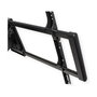 VALUE 17.99.1227 Soporte de TV a Pared, Negro, Acero, Para TV 60-120 Pulgadas, Hasta 120 kg, Ajustable con Inclinación y Giro (200 x 200 - 900 x 600 mm)