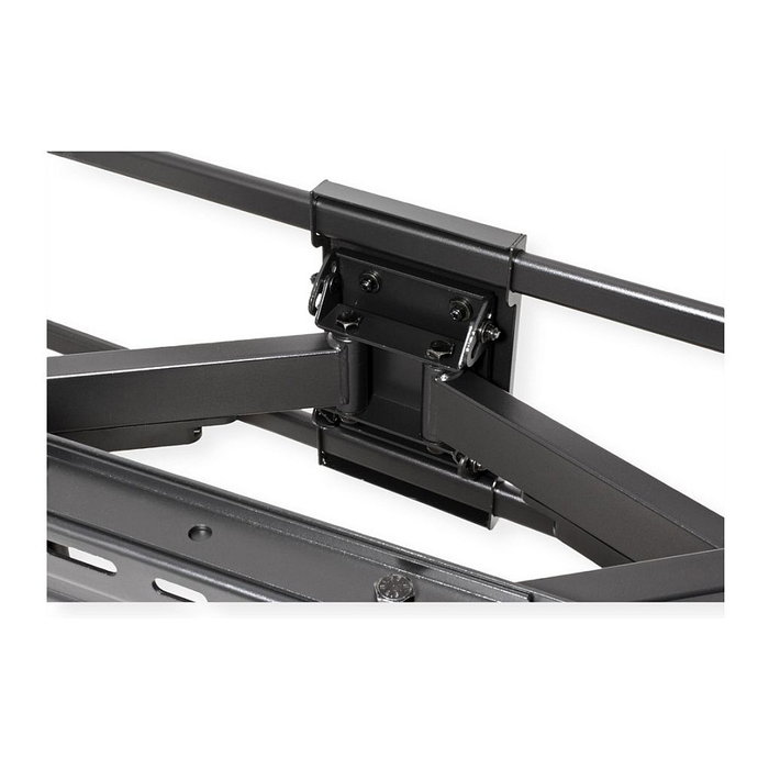 VALUE 17.99.1227 Soporte de TV a Pared, Negro, Acero, Para TV 60-120 Pulgadas, Hasta 120 kg, Ajustable con Inclinación y Giro (200 x 200 - 900 x 600 mm)