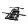 VALUE 17.99.1227 Soporte de TV a Pared, Negro, Acero, Para TV 60-120 Pulgadas, Hasta 120 kg, Ajustable con Inclinación y Giro (200 x 200 - 900 x 600 mm)