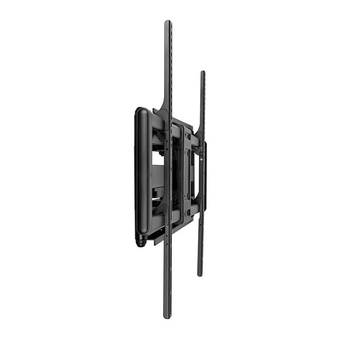 VALUE 17.99.1227 Soporte de TV a Pared, Negro, Acero, Para TV 60-120 Pulgadas, Hasta 120 kg, Ajustable con Inclinación y Giro (200 x 200 - 900 x 600 mm)