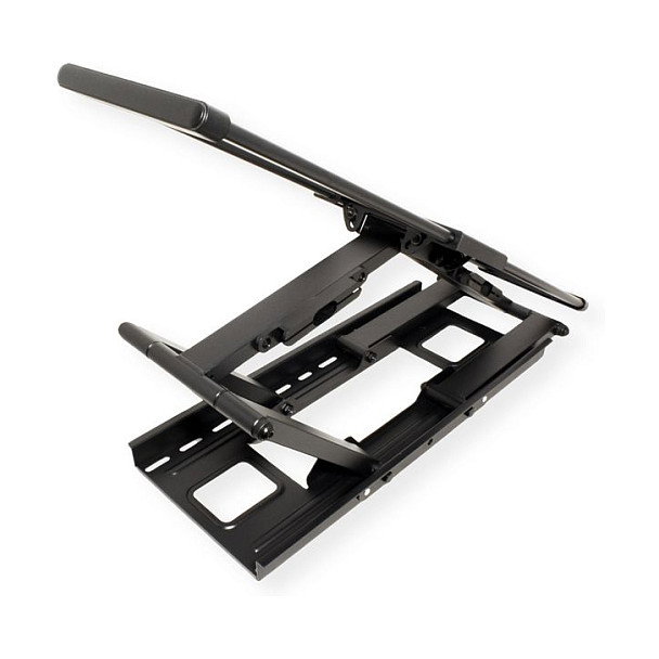 VALUE 17.99.1227 Soporte de TV a Pared, Negro, Acero, Para TV 60-120 Pulgadas, Hasta 120 kg, Ajustable con Inclinación y Giro (200 x 200 - 900 x 600 mm)