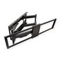 VALUE 17.99.1227 Soporte de TV a Pared, Negro, Acero, Para TV 60-120 Pulgadas, Hasta 120 kg, Ajustable con Inclinación y Giro (200 x 200 - 900 x 600 mm)