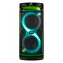 Phoenix Rumbleboss Altavoz Portátil Bluetooth 5.0 de 80W RMS con Micrófonos Karaoke, Luz RGB, Batería Recargable y Radio FM