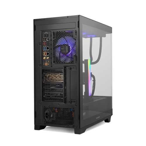 NOX HUMMER ETHER Negro Caja PC Semitorre Cristal Templado Panel Frontal Panorámico USB-C