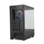 NOX HUMMER ETHER Negro Caja PC Semitorre Cristal Templado Panel Frontal Panorámico USB-C
