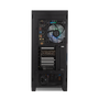 NOX HUMMER ETHER Negro Caja PC Semitorre Cristal Templado Panel Frontal Panorámico USB-C