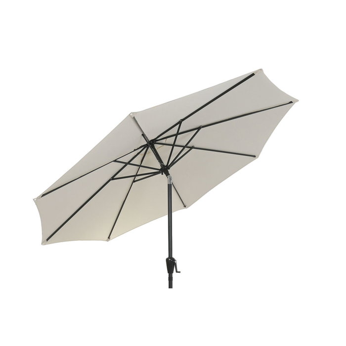 DKD Home Decor Parasol de Acero Reclinable UV 50+ Marfil 265x265x250 cm DKD Home Decor Parasol de Acero Reclinable UV 50+ Marfil 265x265x250 cm