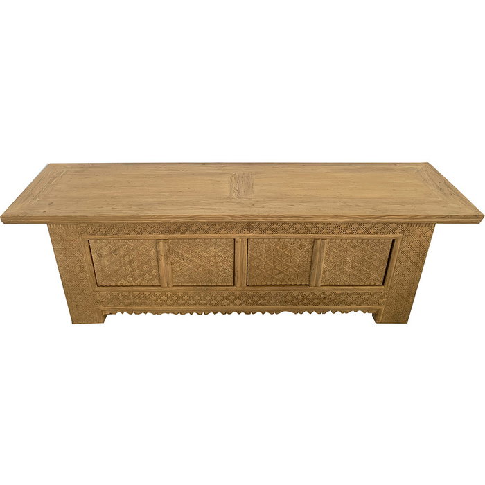 DKD Home Decor Mueble Tv Minimal bs1c25 Natural 44 x 60 x 180 cm