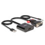 Adaptador VGA a HDMI con Audio LINDY Negro