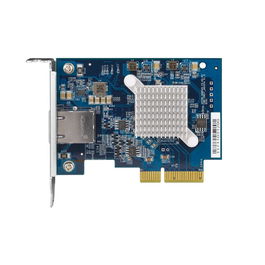 QNAP Tarjeta de Red QXG-10G1T - 1 puerto NBASE-T RJ-45 10GbE, PCIe 3.0 x4, Compatible con NAS QNAP, Incluye Brackets