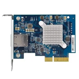 QNAP QXG-10G1T Tarjeta de Red PCI Express 3.0 x4 10G Base-T Ethernet 10 Gbit/s, Interna, Azul, Aquantia AQC107, compatible con Windows y Linux
