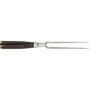 Kai KAI SHUN PREMIER Tim Mälzer Horquilla para carne 16,5 cm de acero y madera Pakka, marrón/plata