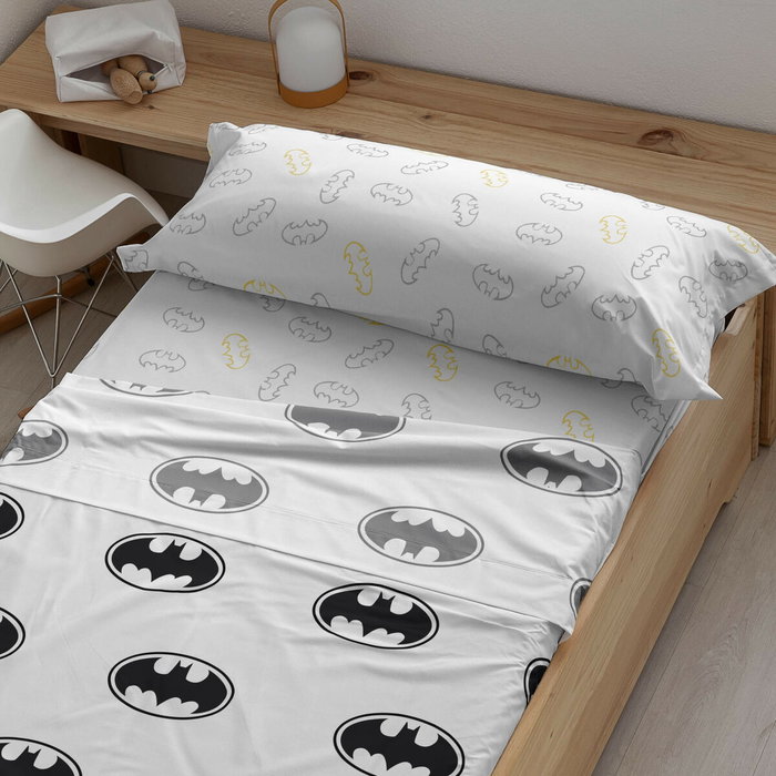 Juego de Sábanas Batman Basic Multicolor Cama 180 cm Juego de Sábanas Batman Basic Multicolor Cama 180 cm