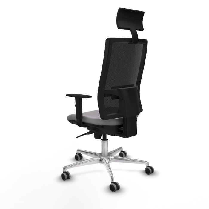PIQUERAS Y CRESPO Silla de oficina Horna con mecanismo Sincro, Gris y Negro PIQUERAS Y CRESPO Silla de oficina Horna con mecanismo Sincro, Gris y Negro