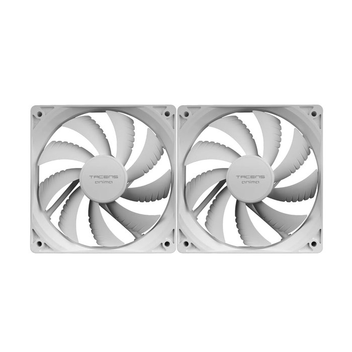 Tacens Pack de 2 Ventiladores Anima AF12X2W Blanco 120mm