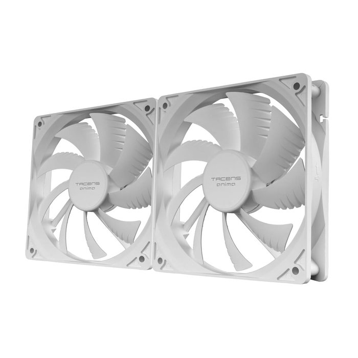 Tacens Pack de 2 Ventiladores Anima AF12X2W Blanco 120mm