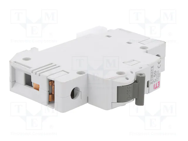 ETI POLAM Interruptor magnetotérmico ETIMAT 6 1P C50 50A 6kA