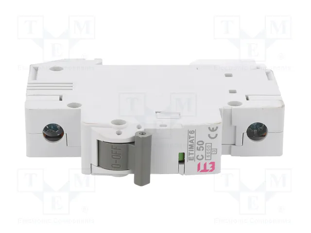 ETI POLAM Interruptor magnetotérmico ETIMAT 6 1P C50 50A 6kA