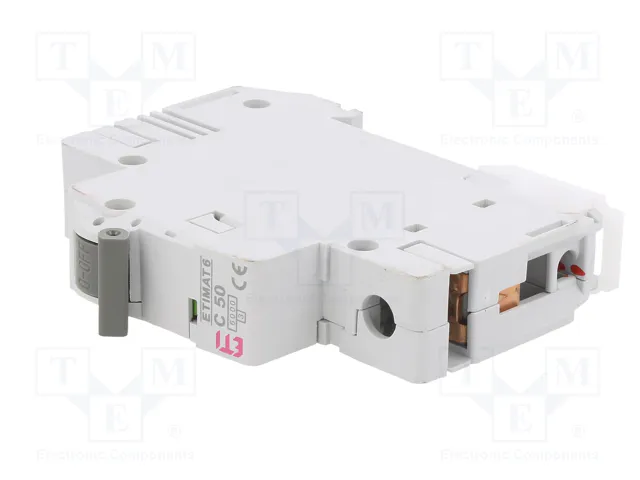 ETI POLAM Interruptor magnetotérmico ETIMAT 6 1P C50 50A 6kA