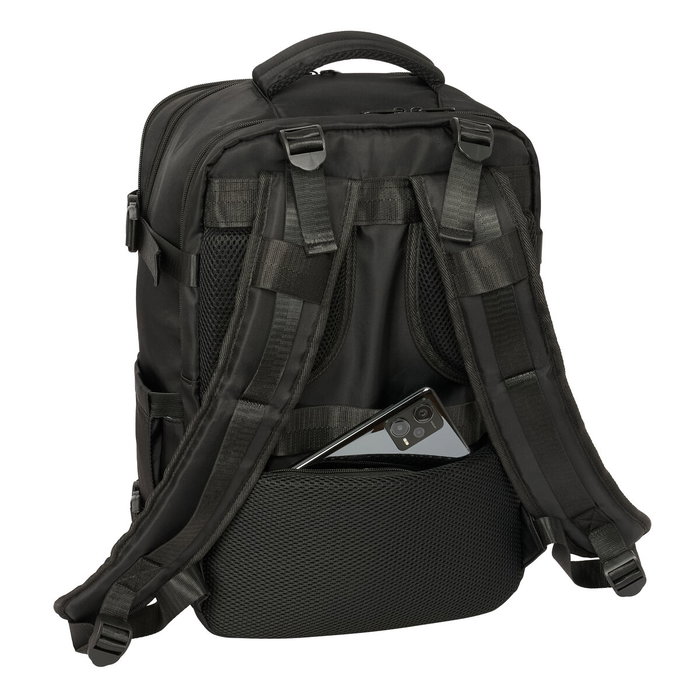 Safta Mochila Viaje Cabina Portatil 15,6'' F.C. Barcelona Negra