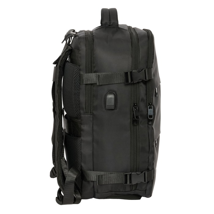Safta Mochila Viaje Cabina Portatil 15,6'' F.C. Barcelona Negra