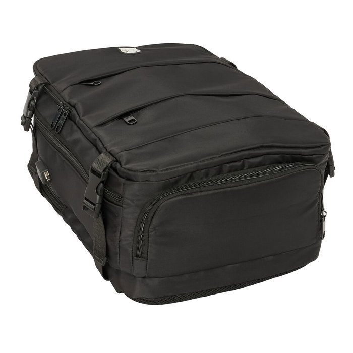 Safta Mochila Viaje Cabina Portatil 15,6'' F.C. Barcelona Negra