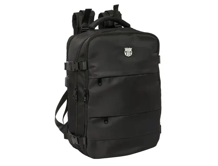 Safta Mochila Viaje Cabina Portatil 15,6'' F.C. Barcelona Negra