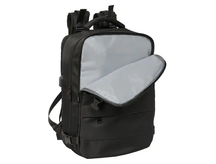 Safta Mochila Viaje Cabina Portatil 15,6'' F.C. Barcelona Negra