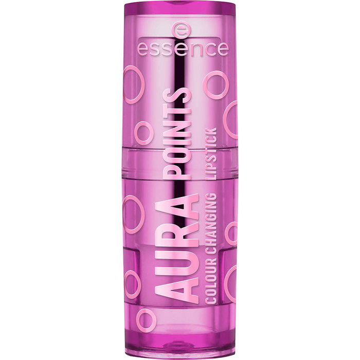 Essence AURA POINTS Labial con Cambio de Color 3.2 g - Tono Único Según pH, Acabado Brillante y Translúcido, Fragancia a Cereza