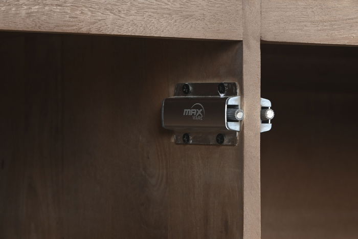 DKD Home Decor Mueble TV Mango Natural 110 x 50 x 46 cm