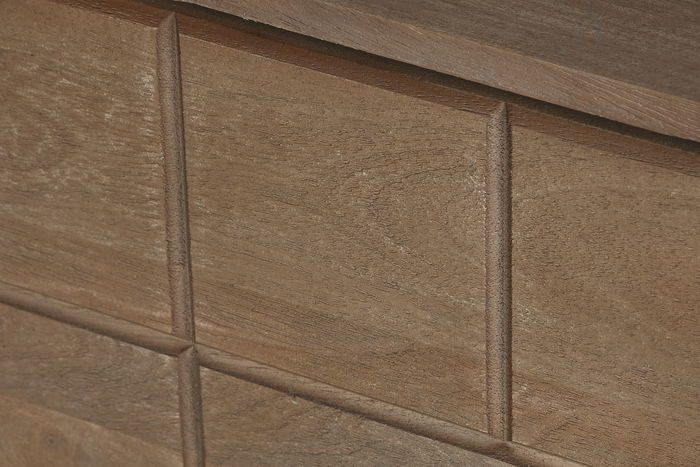 DKD Home Decor Mueble TV Mango Natural 110 x 50 x 46 cm