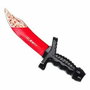 Atosa Cuchillo Ensangrentado Halloween con Líquido Interior Efecto Dinámico Sangre de 25 cm