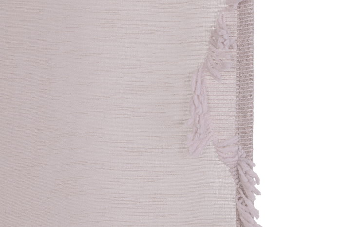 DKD Home Decor Cortina Boho Rosa Palo 260 x 140 cm (2 Unidades) Poliester