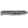 StarTech.com Adaptador tarjeta PCI Express 2 puertos externos y 2 internos USB 3.2 Gen 1 con alimentación SATA
