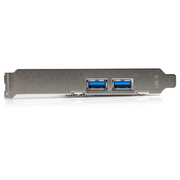 StarTech PEXUSB3S2EI Tarjeta PCI Express con 4 Puertos USB 3.2 Gen 1 (2 Externos, 2 Internos)