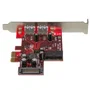 StarTech PEXUSB3S2EI Tarjeta PCI Express con 4 Puertos USB 3.2 Gen 1 (2 Externos, 2 Internos)
